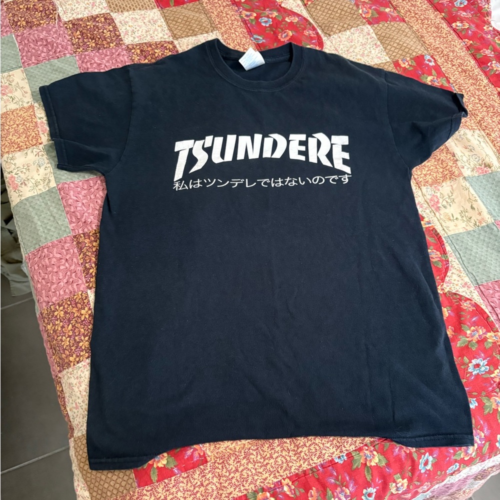 Tsundere Print medium T-shirt